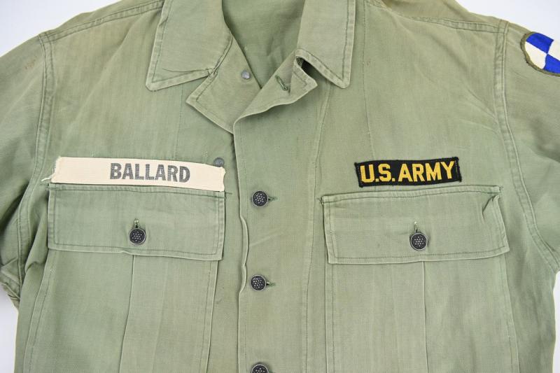 US Army Vietnam War HBT Utility Shirt