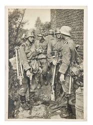 German Waffen-SS Postcard 'Unsere-SS'