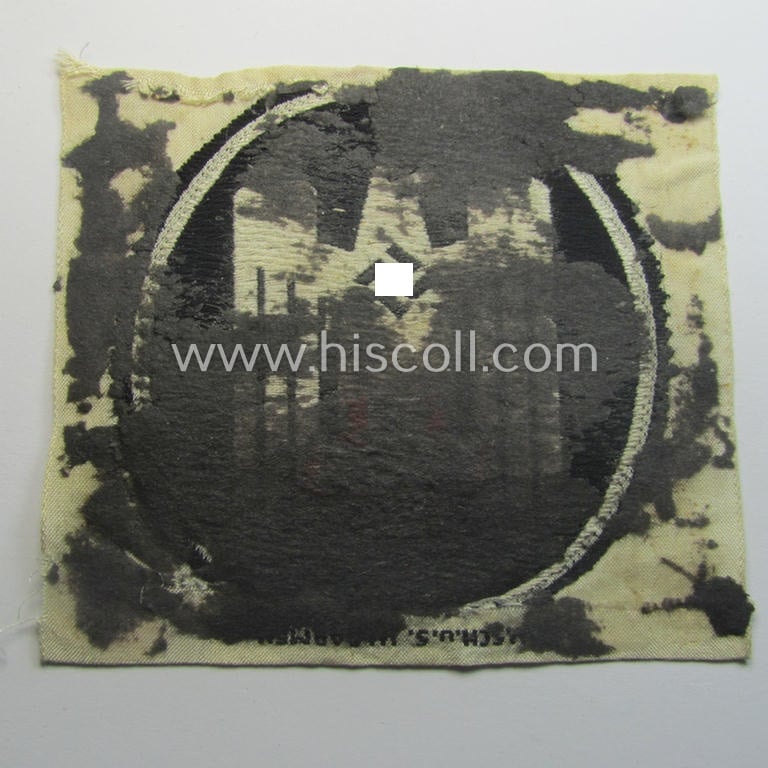 DRK- (ie. 'Deutsches Rotes Kreuz'-) related sport-shirt emblem as was executed in the neat 'BeVo'-weave-pattern and that comes in a 'virtually mint' condition