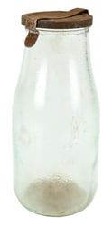 German Third Reich Food Preserve Bottle with Cover