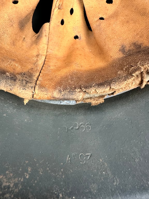 M42 German Helmet "Rough camo paint"