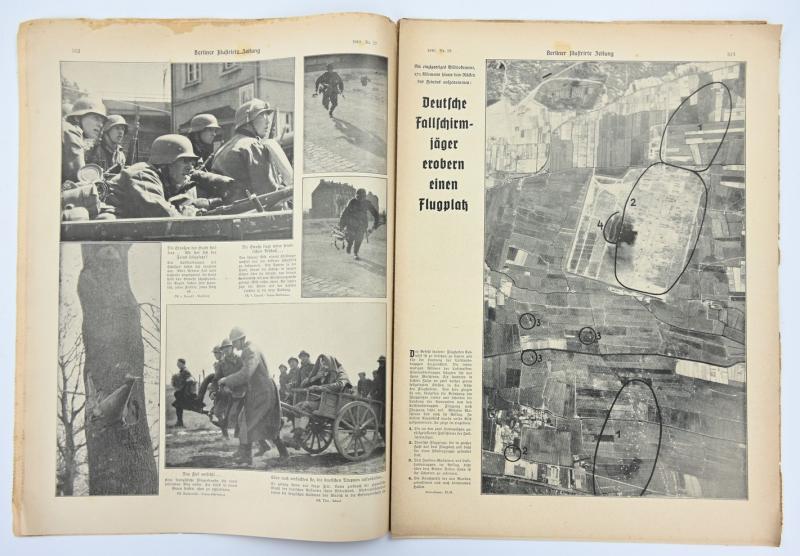 German Berliner Illustrierte Zeitung Newspaper May 1940