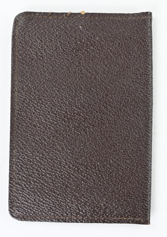 German LW Flight Certificate Cover