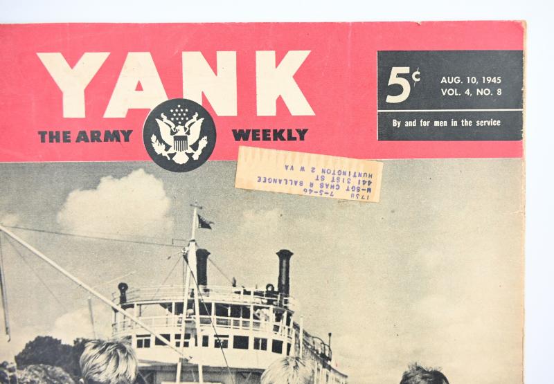 US WW2 Yank Magazine 10 August 1945