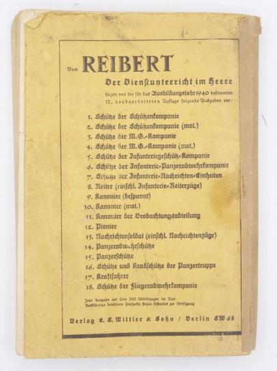 German WH Handbook Reibert 'Nachrichtensoldaten'