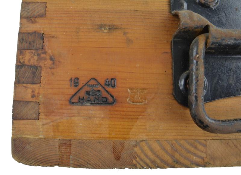 German WH Ammunition Box 'Platzpatronen 33'