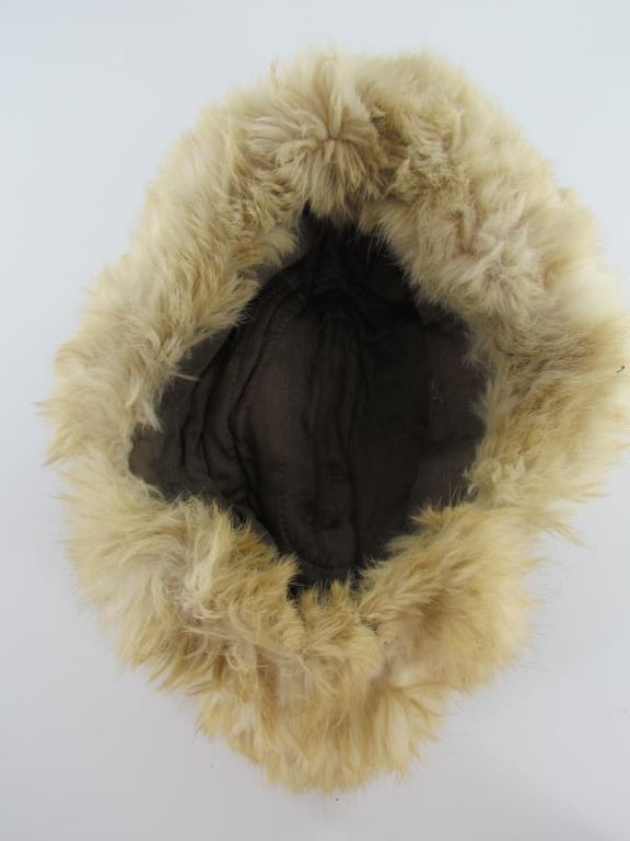 Wehrmacht ( Rabbit Fur )Winter Pelzmütze...Marked