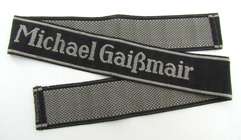 Waffen-SS cufftitle SS-Gebirgs-Regiment 12 ‘Michael Gaissmair’, 6. SS-Gebirgs-Division ‘Nord’
