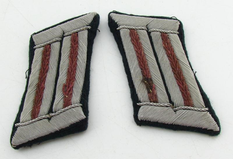 Wehrmacht Officer Collar Tabs – Military Administration/Justice