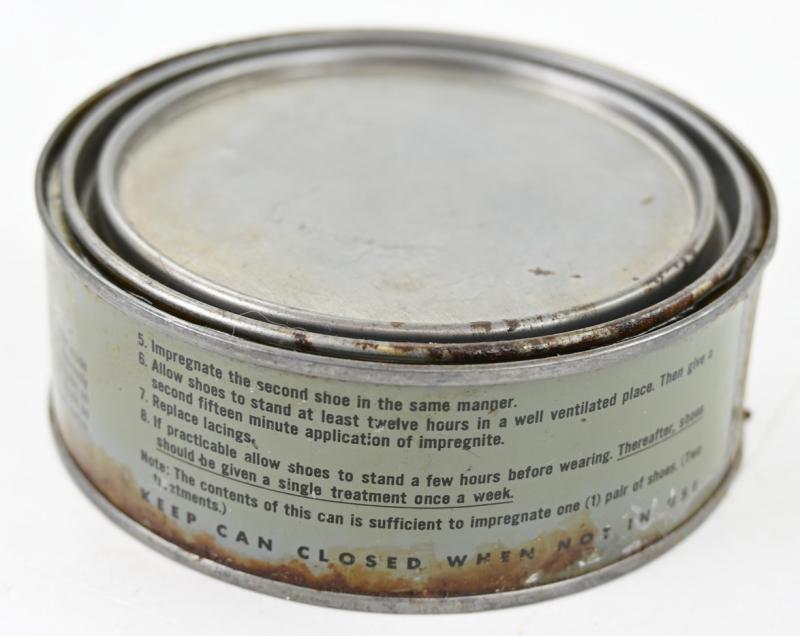 US WW2 Shoe Impregnite Tin Can