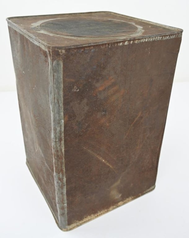 British WW2 Welfare Biscuits Tin Can FULL