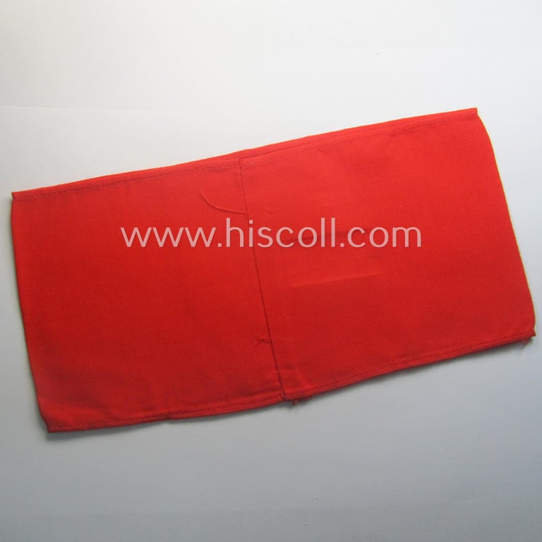 Linnen-based armband (ie. 'Armbinde') as was intended for usage by the staff of the: 'SA-Wehrmannschaften' (being a hardly ie. never used example that still shows its period-attached so-called: 'RzM'-etiket)