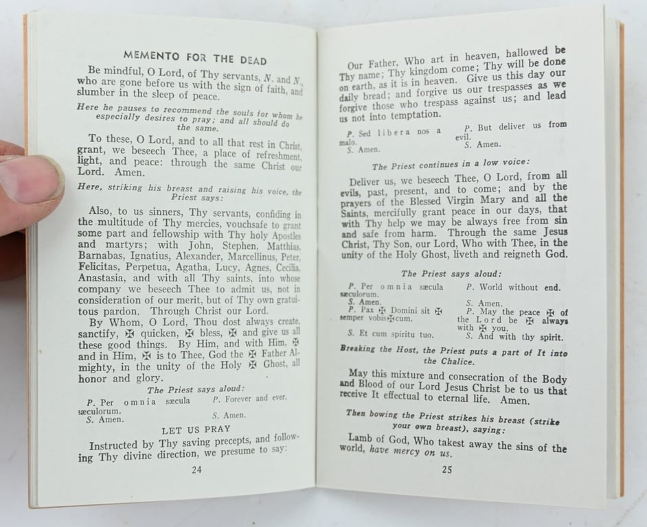 US WW1 Catholic Prayer Book
