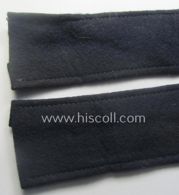 WH (Luftwaffe) cuff-title ie. armband (ie. 'Ärmelstreifen') entitled: 'Geschwader Hindenburg' (being a typical EM- ie. NCO-pattern example that comes in a probably issued albeit still  'virtually mint'- and/or non-shortened, condition)