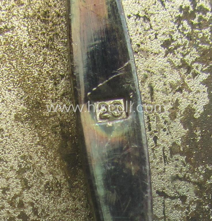 'Eisernes Kreuz 1. Klasse' (ie. Iron Cross 1st Class) being a maker- (ie. '26'-) marked example as was produced by the company: 'B.H. Mayer's Kunstprägeanstalt'