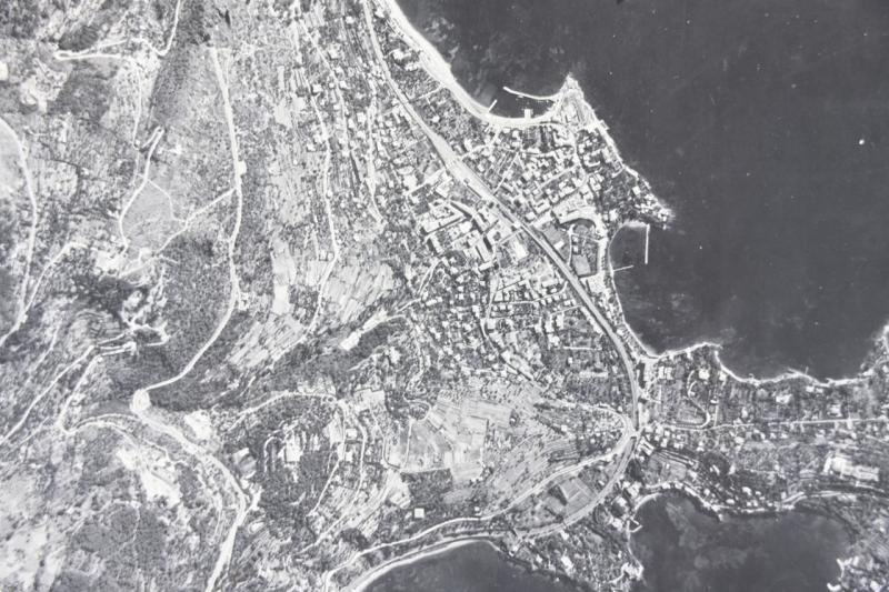 Allied WW2 Aerial Reconnaissance Picture ''Villefranche-sur-Mer'