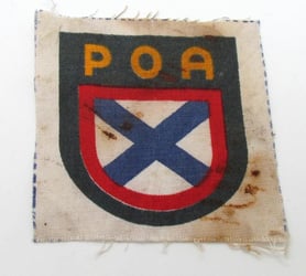German WWII Russian POA Volunteer Sleeve Shield