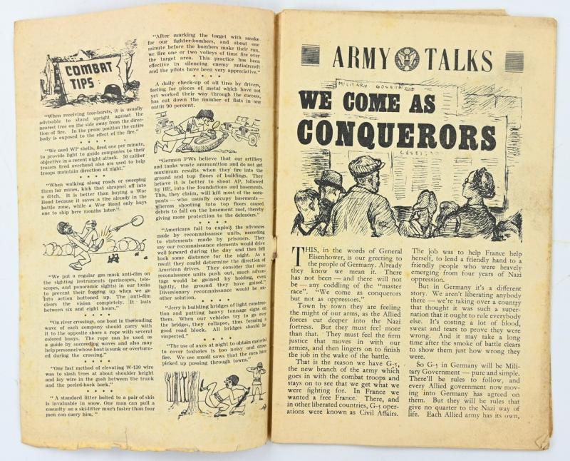 US WW2 Army Talk Booklet Feb. 17, 1945