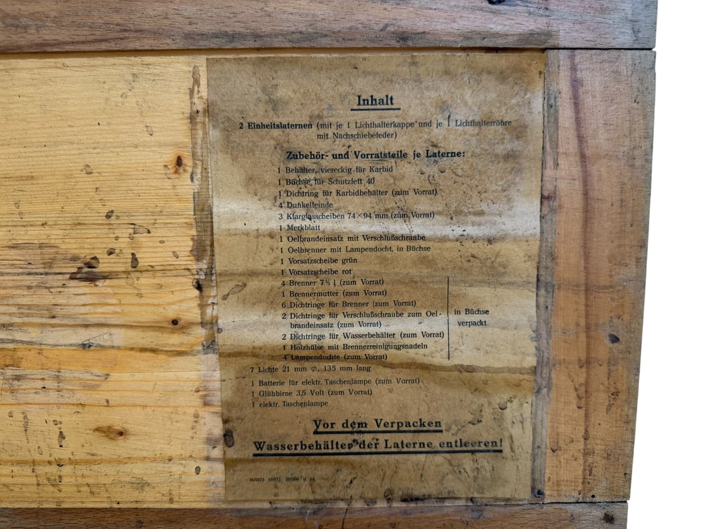 Lantern Storage Box 'Einheitslanterne 42'