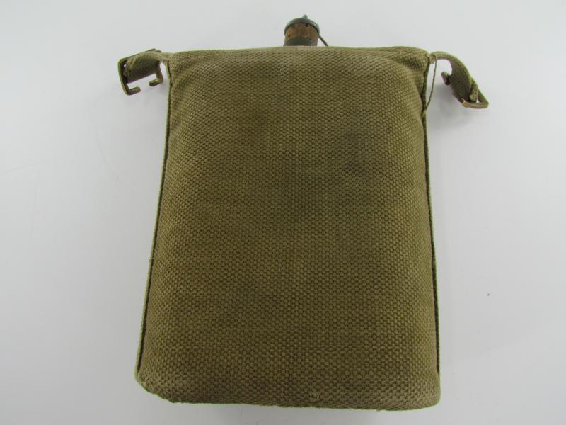 British WWII Canteen ( Blancoed )