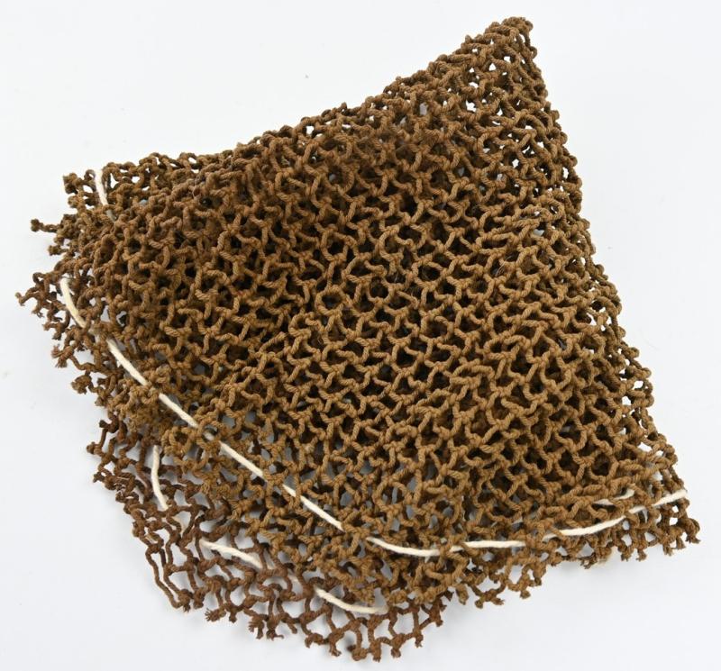 US WW2 British Made Brown M1 Helmet Net