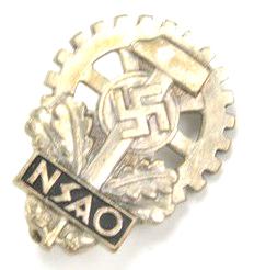 German NSAO Member Badge