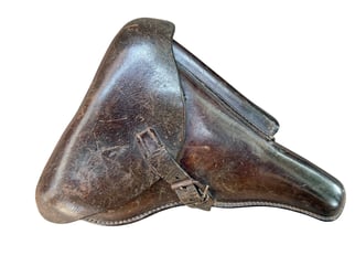 Chocolate Brown P08 Leather Holster