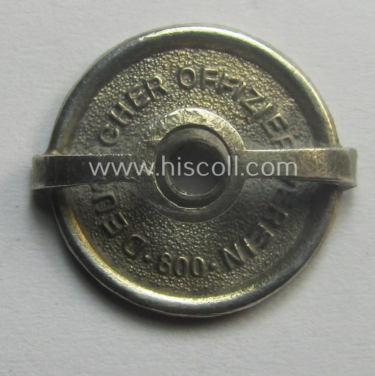 Superb, WWI-period Iron Cross 1st class (or: 'EK 1. Klasse') being a typical maker- (ie. 'Deutscher Offizier Verein - 800'-) marked example that comes mounted onto its (unusual!) and functional 'screw-back'- (ie. 'an der Schraube'-) set-up