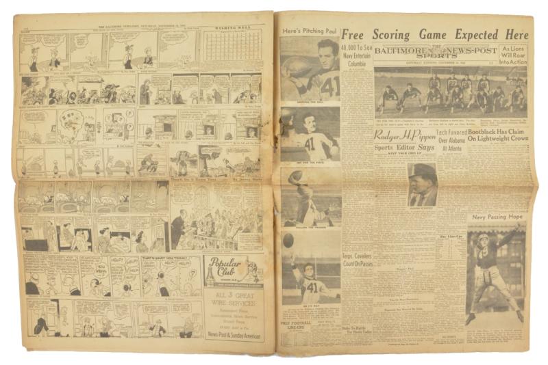US WW2 Newspaper 'The Baltimore News-Post'