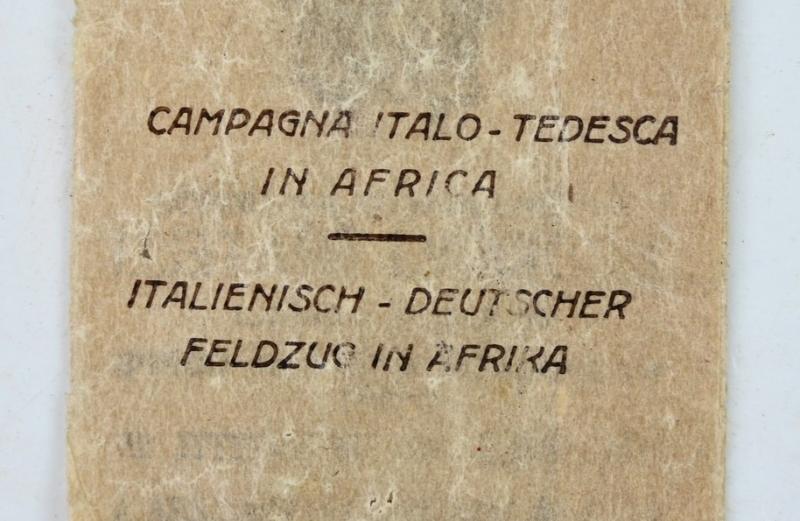 German WH Italian Campaign medal with Pouch