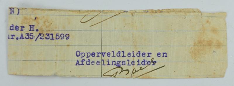 Dutch NAD Fieldpost Letter in Envelop