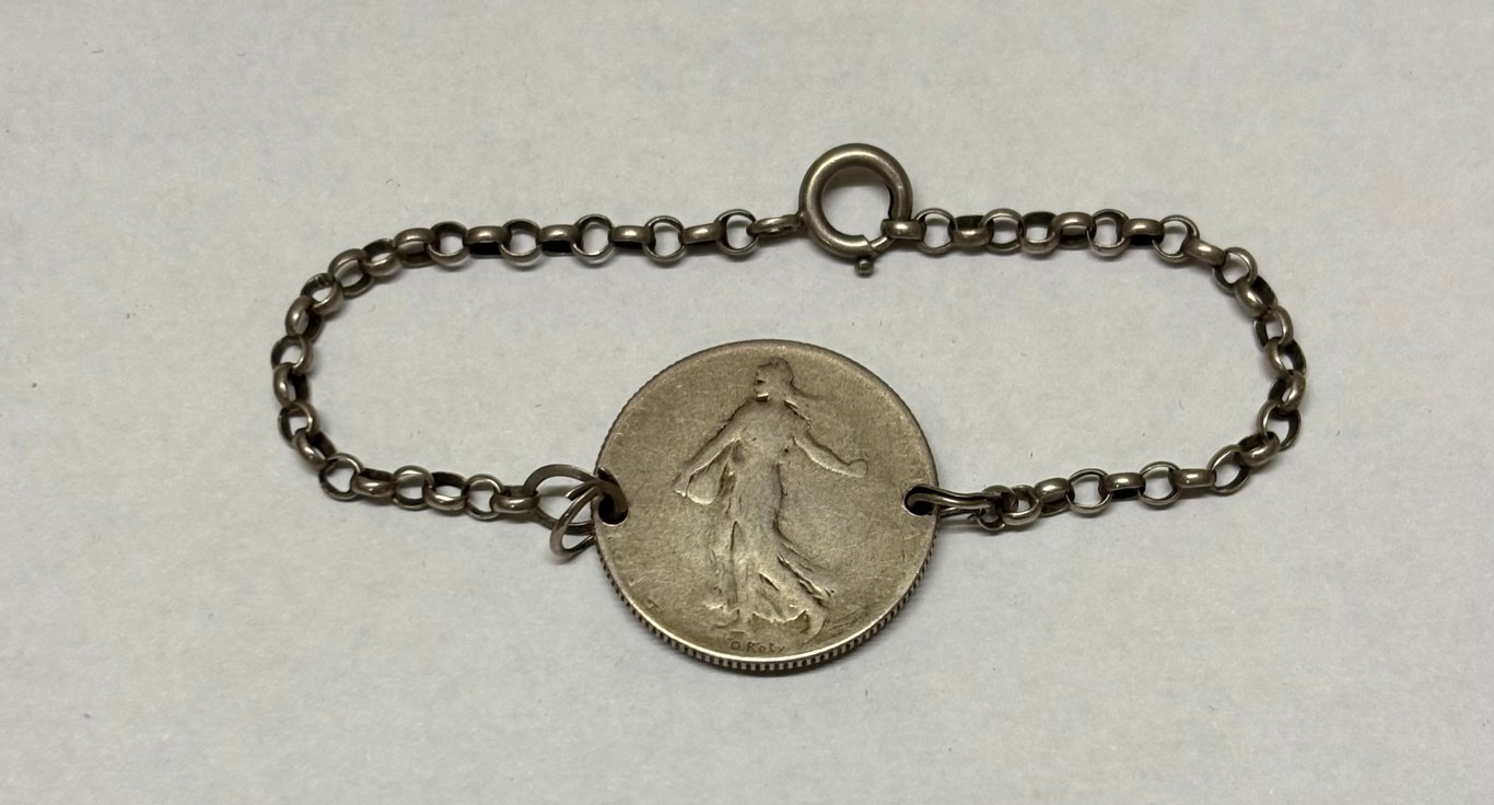 RFC Coin Identity Bracelet to (7051) Air Mechanic 2nd Class TR Hues -Served France
