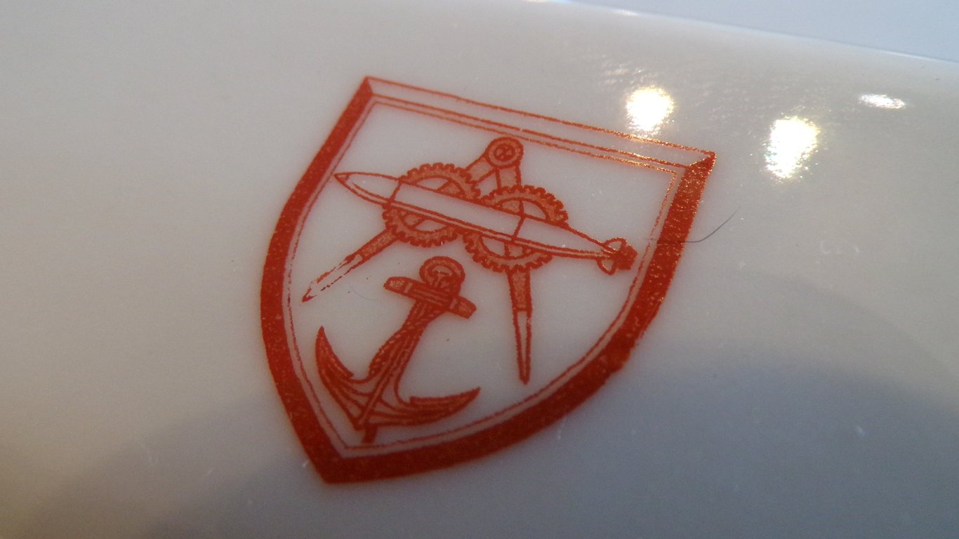 Porcelain Meatdish Torpedoversuchsanstalt Eckenforde