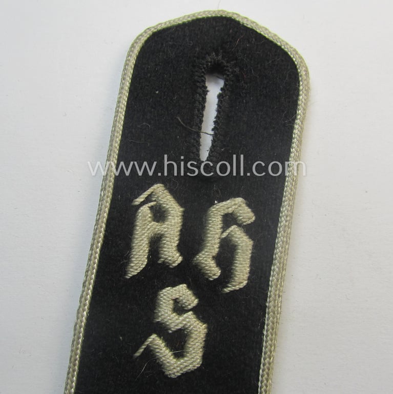Superb - and rarely encountered! - silver-white-piped (thus officers-pattern!) so-called: 'Allgemeine' HJ (ie. 'Hitlerjugend') shoulderstrap as was intended for a student ie. teacher who served within one of the: 'Adolf Hitler Schulen'