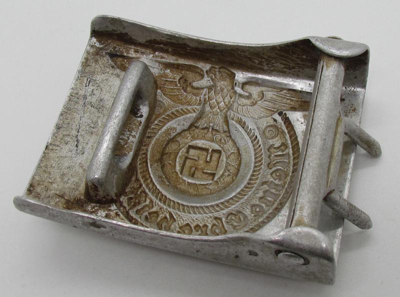 Waffen-SS Aluminum belt buckle by SS 36/39 RZM