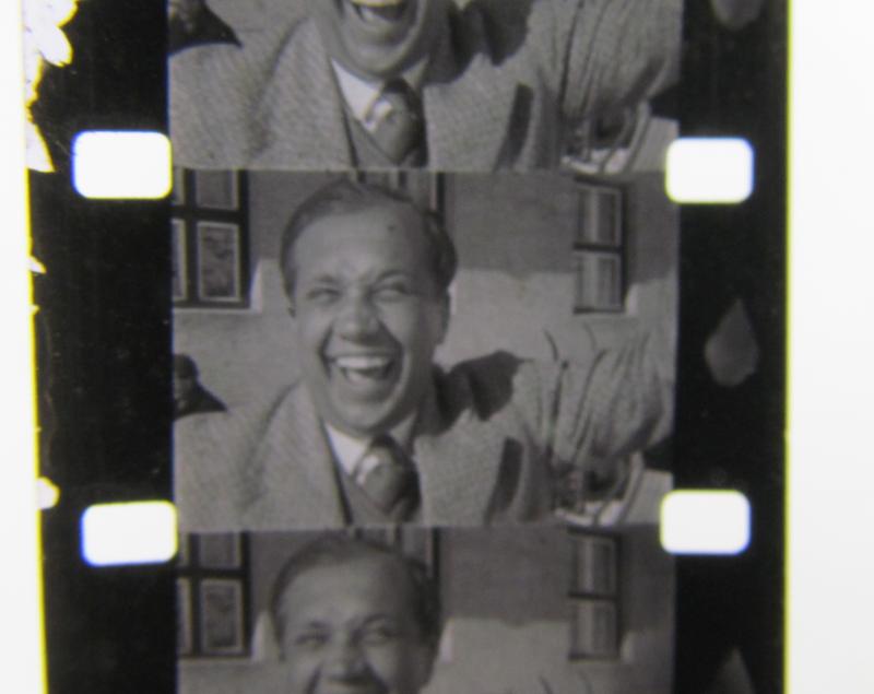 Agfa 16mm film on aluminum film roll