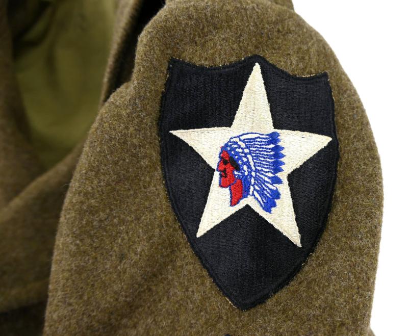 US WW2 EM/NCO Winter Greatcoat 2nd Infantry Division