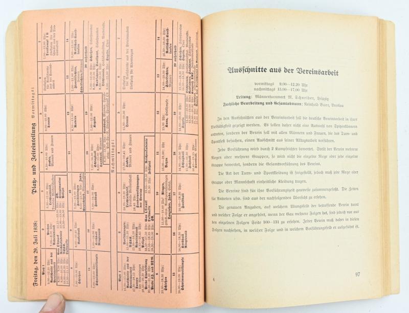German Program booklet 'Turn-und Sportfest Breslau 1938