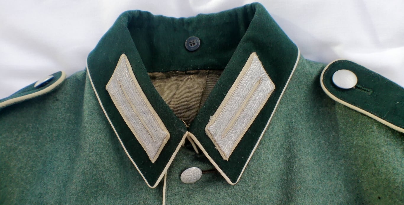 Original WWII German Army 55th Infantry Enlisted mans M-35 Waffenrock dress tunic.