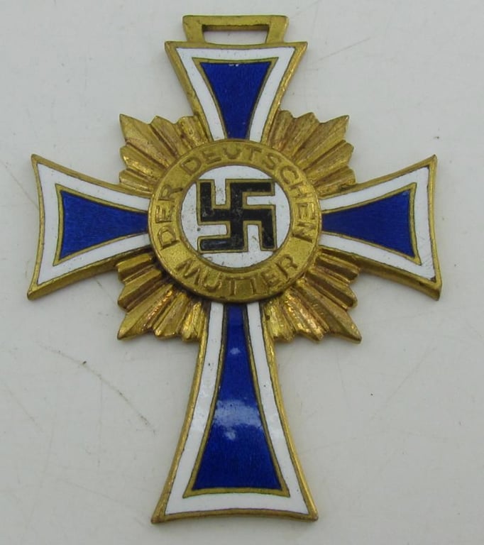 German Mothers Cross in Gold