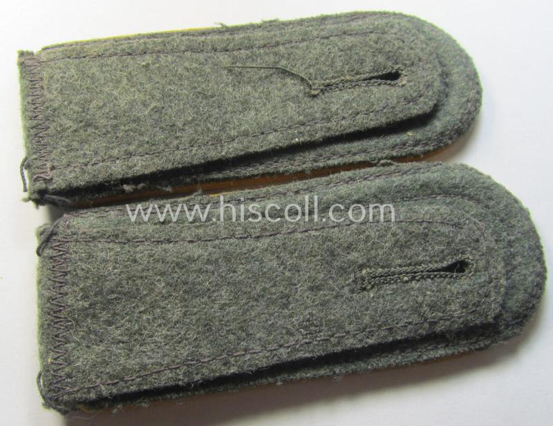 Pair of WH (Heeres), 'M40 o. M43'-pattern NCO-type shoulderstraps: 'Uffz. eines Kav. o. Aufklärungs-Rgts.'