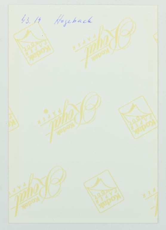 Signature of Luftwaffe KC-OLC&S Recipient 'Hermann Hogebach'