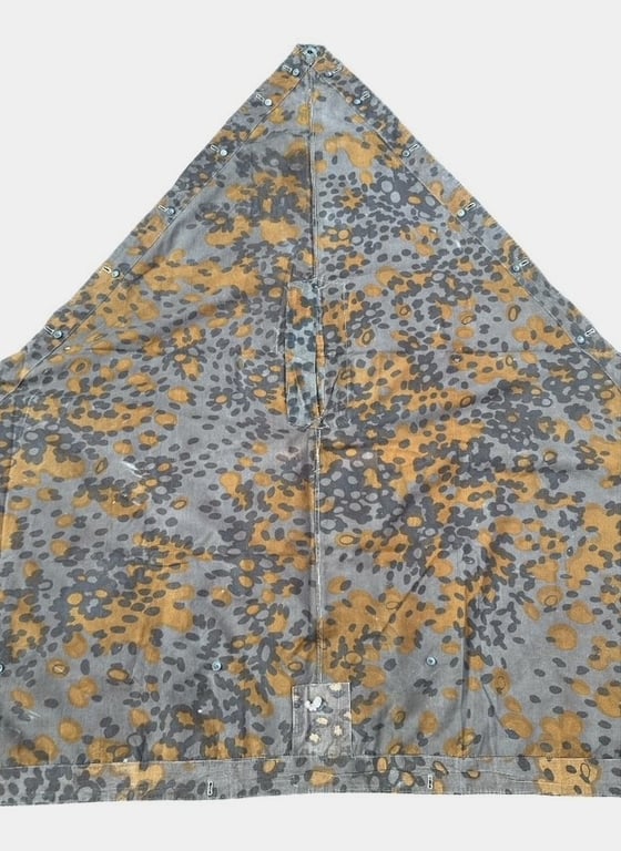 Rare Original Waffen-SS Reversible Planetree Camouflage Zeltbahn 31