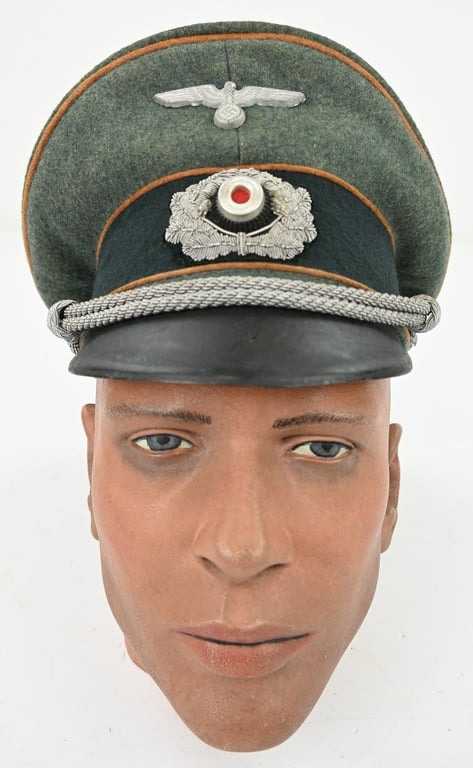 German WH Officer Visor Cap 'Kradschützen'