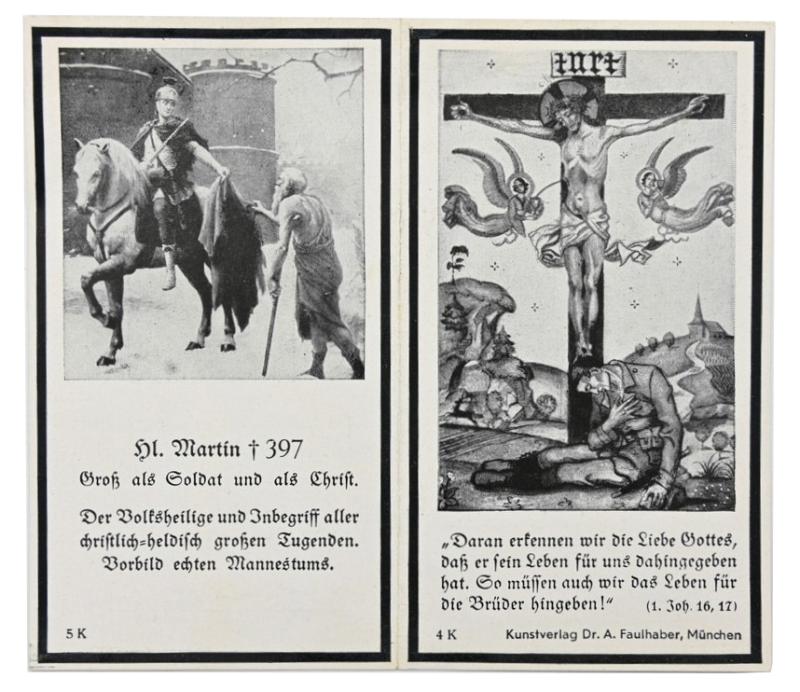 German WH Deathcard 'Ferdinand Riedl'