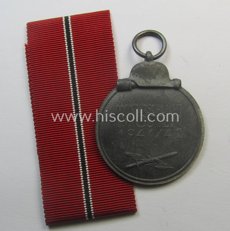 Medal-set: 'Winterschlacht im Osten 1941-42' being a maker- (ie. '76'-) marked specimen by the (unusually seen!) maker: 'Ernst L. Müller'