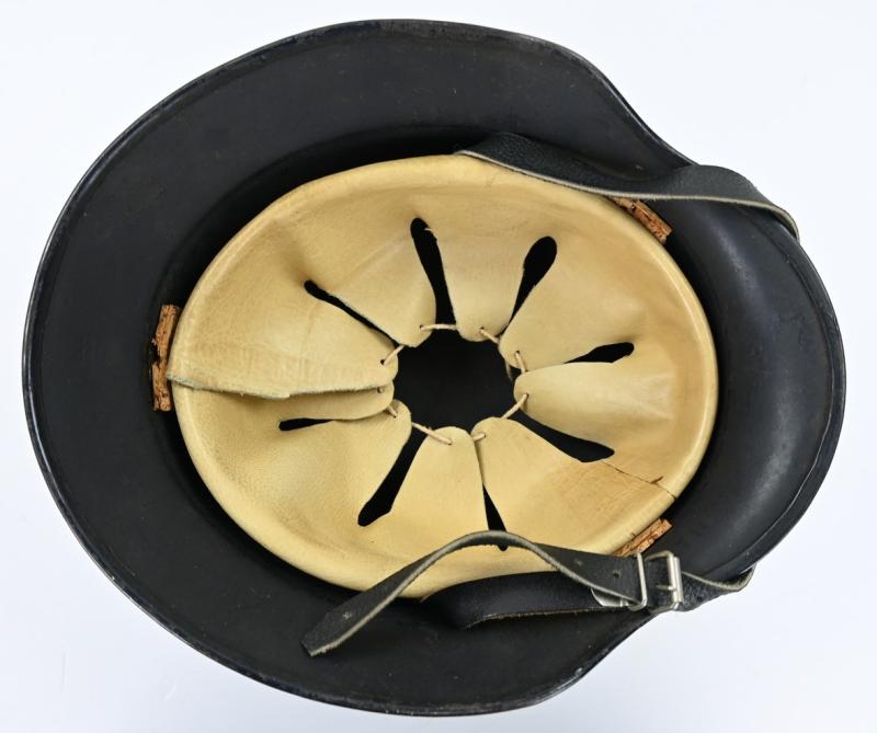 German M35 Luftschutz Beaded Helmet