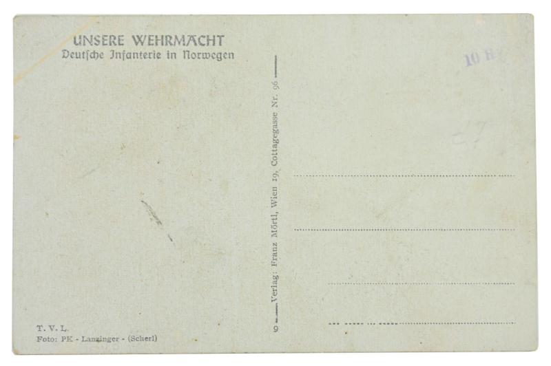 German WH Postcard 'Unsere Wehrmacht'