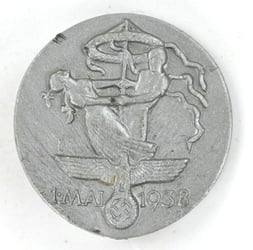 German Third Reich 1 May Badge 1938