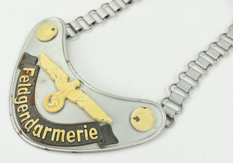 German WH Feldgendarmerie Gorget